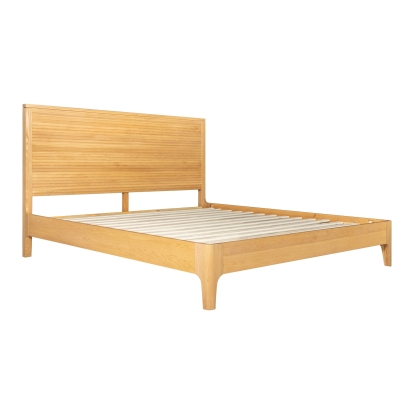 LA Furniture Seattle Modern Natural Oak Bed VGWD-SEA-QBKB-BED Contemporary Style by Vig Furnitrue Number 81594|81595 Catch Home Goods