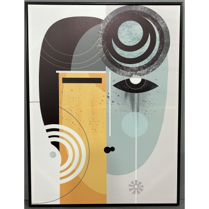 LA Furniture VIG23017 35 X 47 Black Framed Painting VGTHVIG23017 Contemporary Style by Vig Furnitrue Number 81646 Catch Home Goods