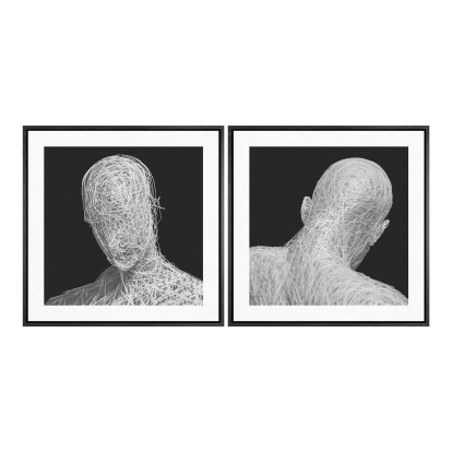 LA Furniture Nexum Modern Painting Set of 2 VGVA-CO23589 Contemporary Style by Vig Furnitrue Number 81936 Catch Home Goods