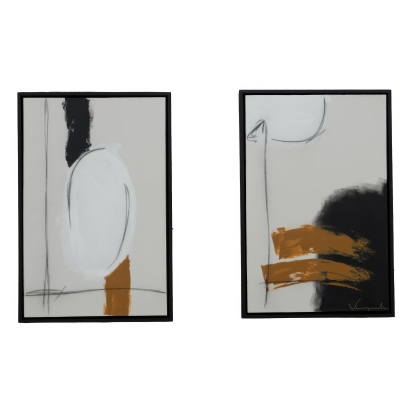 LA Furniture Useful Modern Painting Set of 2 VGVA-CO23527 Contemporary Style by Vig Furnitrue Number 81937 Catch Home Goods