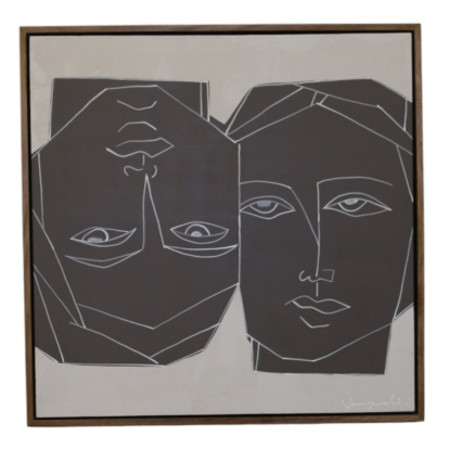 LA Furniture Siamese Modern 47" x 47" Painting VGVA-CO23562 Contemporary Style by Vig Furnitrue Number 81939 Catch Home Goods