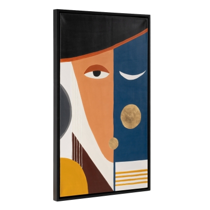 LA Furniture Colors Face Modern 35" x 59" Painting VGVA-CO2302 Contemporary Style by Vig Furnitrue Number 81948 Catch Home Goods