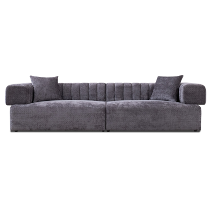 LA Furniture Moreno Modern Grey Fabric 4-Seater Sofa VGAH-SF2034-GRY Contemporary Style by Vig Furnitrue Number 81963 Catch Home Goods