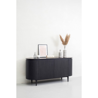 LA Furniture Miami Modern Black Oak Buffet VGME121260-BUF-BLK Contemporary Style by Vig Furnitrue Number 81969 Catch Home Goods