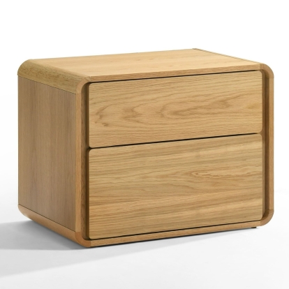 LA Furniture Dustin Modern Natural Oak Nightstand VGMA-BR-99-NS-NAT Contemporary Style by Vig Furnitrue Number 82499 Catch Home Goods