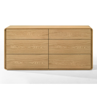 LA Furniture Dustin Modern Natural Oak Dresser VGMA-BR-99-DRS-NAT Contemporary Style by Vig Furnitrue Number 82500 Catch Home Goods