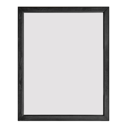 LA Furniture Fields Modern Black Acacia Mirror VGWD-VGD2-MIR-BLK Contemporary Style by Vig Furnitrue Number 82590 Catch Home Goods