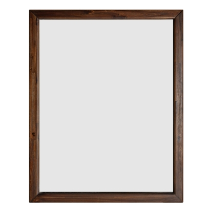 LA Furniture Fields Modern Walnut Acacia Mirror VGWD-VGD3-MIR-WAL Contemporary Style by Vig Furnitrue Number 82594 Catch Home Goods