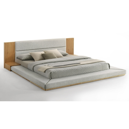 LA Furniture California King Jagger Modern Natural Oak Bed VGMA-BR-55-BED-NAT-CK Contemporary Style by Vig Furnitrue Number 83042 Catch Home Goods