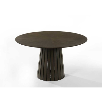 LA Furniture Weiss Mid-Century Modern Wenge Round Dining Set VGMA-MIT-5346-RNDSET-WNG Contemporary Style by Vig Furnitrue Number 85680 Catch Home Goods