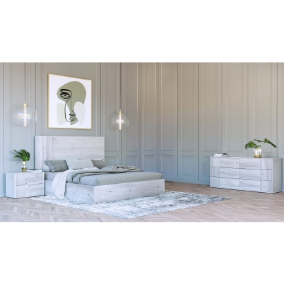 LA Furniture Asus Modern Italian White 4-Piece Bedroom Set VGACASUS-WHT-4PC-SET Contemporary Style by Vig Furnitrue Number 85617|85618 Catch Home Goods