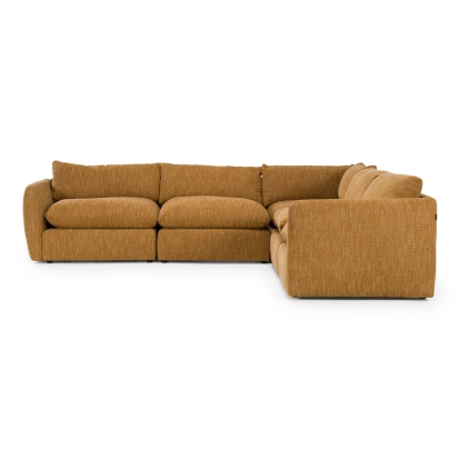 LA Furniture Kinsey Modern Mustard Fabric Modular Sectional Sofa VGKK-KF.8035-MOD-MUST Contemporary Style by Vig Furnitrue Number 85869|85869A Catch Home Goods