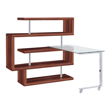 Acme Buck II Writing Desk with Bookshelf Model 93183