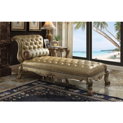 Acme Dresden Chaise with Pillow Model 96489