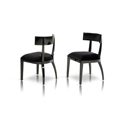 LA Furniture Alek Modern Black Dining Chair (Set of 2) VGUNAA032 Contemporary Style by Vig Furnitrue Number 12609Z Catch Home Goods