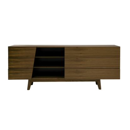 LA Furniture Abelard Mid-century Walnut Dresser VGBBMC1707-DRS Contemporary Style by Vig Furnitrue Number 77934 Catch Home Goods