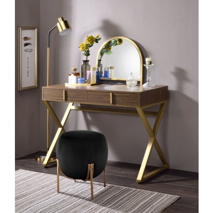 Acme Coleen Vanity Desk with Mirror & Jewelry Tray Model AC00665