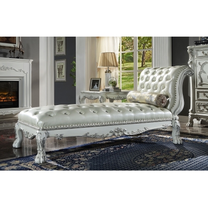 Acme Dresden Chaise with Pillow Model AC01693