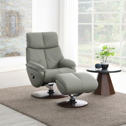 Acme Kandoro MOTION ACCENT CHAIR with SWIVEL & OTTOMAN Model AC02991