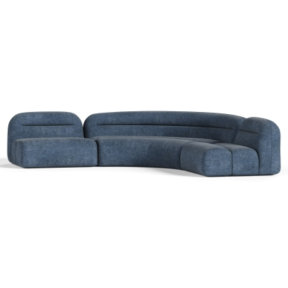 LA Furniture Forman Modern Blue Fabric Modular Sectional Sofa-3-Piece Sectional VGOD-ZW-23029-MOD-BLU-3-Piece Sectional Contemporary Style by Vig Furnitrue Number 83538|83538A Catch Home Goods