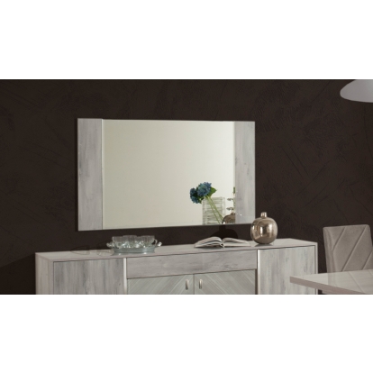 LA Furniture Alexa Italian Modern Grey Buffet Mirror VGACALEXA-BMIR Contemporary Style by Vig Furnitrue Number 74094 Catch Home Goods