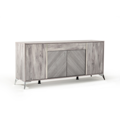 LA Furniture Alexa Italian Modern Grey Buffet VGACALEXA-BUF Contemporary Style by Vig Furnitrue Number 73705 Catch Home Goods