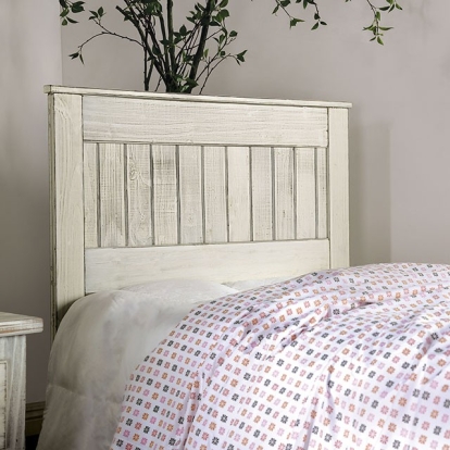 Furniture Of America Rockwall Rustic White Headboard Model AM7971WH-Twin Headboard