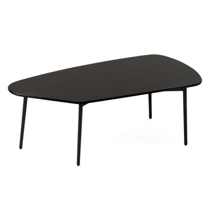 LA Furniture Andros Black Marble + Black Metal Coffee Table VGGMM-CT-1582-BLK-CT Contemporary Style by Vig Furnitrue Number 79104 Catch Home Goods