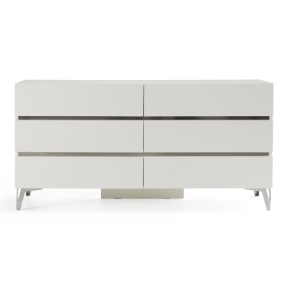 LA Furniture Angela Italian Modern White Dresser VGACANGELA-DRS Contemporary Style by Vig Furnitrue Number 75995 Catch Home Goods