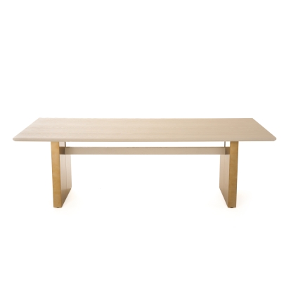 LA Furniture Angus Modern Cream Ash + Gold Dining Table VGGM-DT-1723 Contemporary Style by Vig Furnitrue Number 81739A Catch Home Goods
