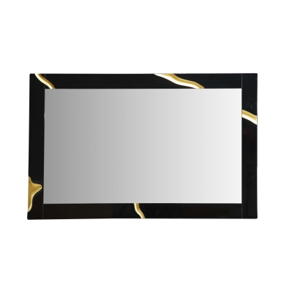 LA Furniture Aspen Modern Black Mirror VGVCJ1801-M-BLK-MIR Contemporary Style by Vig Furnitrue Number 78802 Catch Home Goods