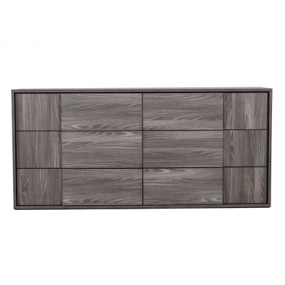 LA Furniture Asus Italian Modern Elm Grey Dresser VGACASUS-DRS-GRY-1 Contemporary Style by Vig Furnitrue Number 76497 Catch Home Goods