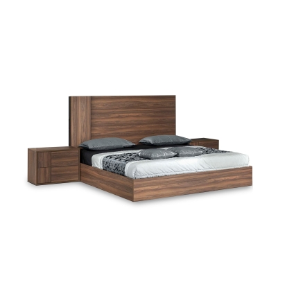 LA Furniture Asus Italian Modern Walnut Bedroom Set VGACASUS-SET Contemporary Style by Vig Furnitrue Number 77639|77640 Catch Home Goods
