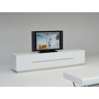 LA Furniture Skyline Modern White Crocodile TV Stand VGUNAK588-230 Contemporary Style by Vig Furnitrue Number 12651 Catch Home Goods