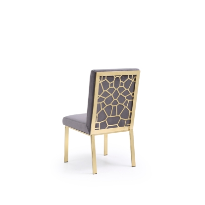 LA Furniture Reba Modern Grey Velvet & Gold Dining Chair (Set of 2) VGVCB0258G-GRY Contemporary Style by Vig Furnitrue Number 74841Z Catch Home Goods