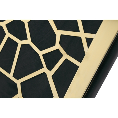 LA Furniture Reba Modern Black Velvet & Gold Dining Chair (Set of 2) VGVCB0258G-BLK Contemporary Style by Vig Furnitrue Number 75023Z Catch Home Goods