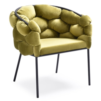 LA Furniture Debra Modern Green Fabric Dining Chair VGVCB202-GRN Contemporary Style by Vig Furnitrue Number 74839 Catch Home Goods