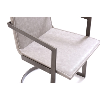 LA Furniture Jago Modern White Wash Grey Dining Chair VGVCB825A-GRY Contemporary Style by Vig Furnitrue Number 72161 Catch Home Goods