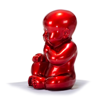 LA Furniture XD00584 Modern Red Baby Sitting Sculpture VGTH-XD00584-RED Contemporary Style by Vig Furnitrue Number 15216 Catch Home Goods
