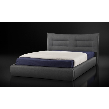 LA Furniture Barista Eastern King Italian Modern Dark Blue Upholstered Bed VGACBARISTA-BED-EK Contemporary Style by Vig Furnitrue Number 76191A Catch Home Goods