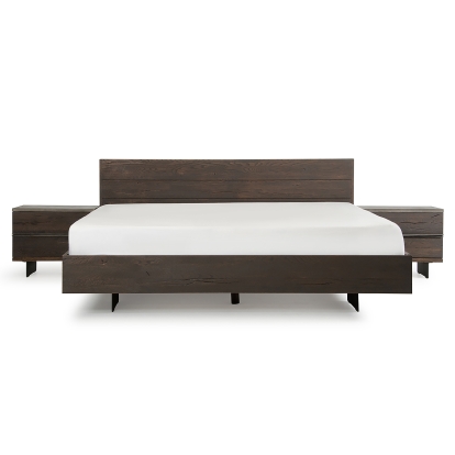 LA Furniture Selma Modern Dark Aged Oak Queen Bed VGEDSELMA-BED-Q Contemporary Style by Vig Furnitrue Number 72409 Catch Home Goods