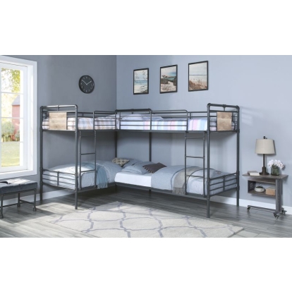 Acme Cordelia Quadruple Twin Bunk Bed Model BD00370