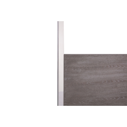 LA Furniture Arlene Modern Grey Elm & Stainless Steel Canopy Bed VGVCBD008A Contemporary Style by Vig Furnitrue Number 74170|73952A Catch Home Goods