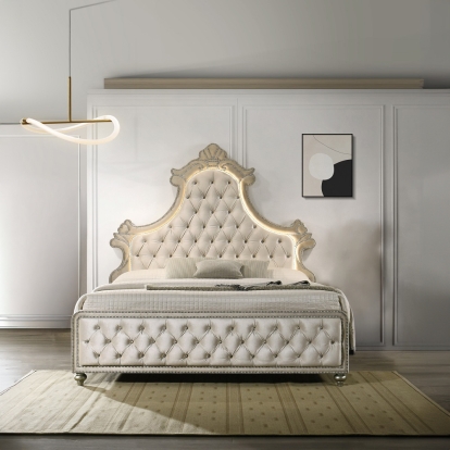 Acme Lucienne EK Bed with Led Model BD02334EK
