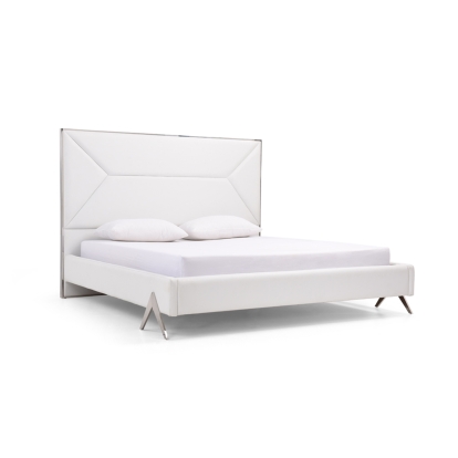 LA Furniture Candid Modern White Bedroom Set VGVCBD1109-SET Contemporary Style by Vig Furnitrue Number 73313|73314 Catch Home Goods