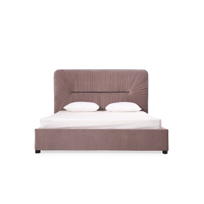 LA Furniture Duke Modern Grey Velvet & Black Gun Chrome 4-Piece Bedroom Set VGVCBD1903-GRY-SET-4PC Contemporary Style by Vig Furnitrue Number 85658|85659 Catch Home Goods