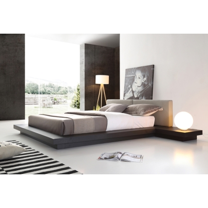LA Furniture Eastern King Opal Modern Wenge & Grey Platform Bed VGVCBD855-WGEGRY-EK Contemporary Style by Vig Furnitrue Number 73479A Catch Home Goods
