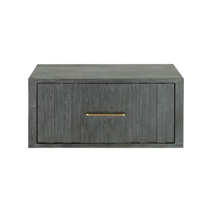 LA Furniture Manchester- Contemporary Dark Grey Nightstand VGWD-HLF2-BS1DRA Contemporary Style by Vig Furnitrue Number 79783 Catch Home Goods