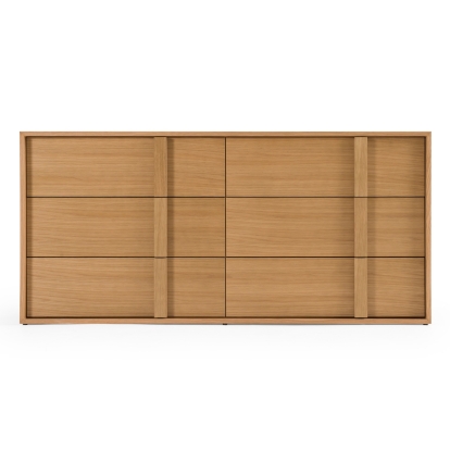 LA Furniture Berlin Modern Natural Oak Dresser VGMA-BR-92-1-DRS-NAT Contemporary Style by Vig Furnitrue Number 82496 Catch Home Goods