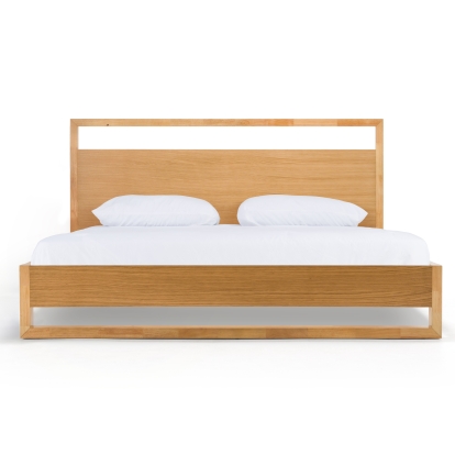LA Furniture Berlin Modern Natural Oak Bed VGMA-BR-92-BED-NAT Contemporary Style by Vig Furnitrue Number 82501|82497|83110 Catch Home Goods